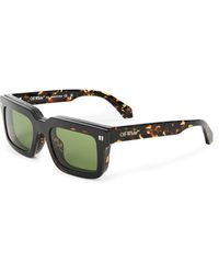 Off-White c/o Virgil Abloh - Oeri130C99 Clip On 2 Round Sunglasses - Lyst