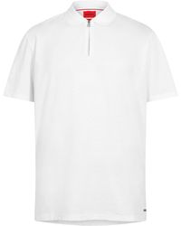 HUGO - Short Sleeve Polo Shirt - Lyst