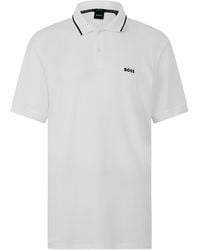 BOSS - Join Paddy Short-Sleeve Cotton Slim-Fit Polo Shirt - Lyst