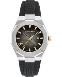 Ferragamo - F-80 Tonneau Analogue Quartz Watch - Lyst