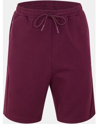 BOSS - Hbg Headlo Cotton Blend Fleece Jogger Shorts - Lyst