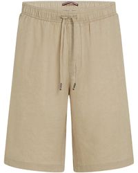 Tommy Hilfiger - Harlem Linen Relaxed Fit Woven Tracksuit Shorts - Lyst