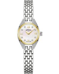 Rotary - Ladies Cocktail Mop Ss Bracelet Watch - Lyst