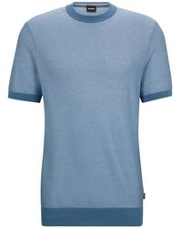 BOSS - Tantino Knitted T-Shirt - Lyst