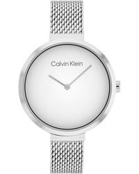 Calvin Klein - Ladies Mesh Watch - Lyst
