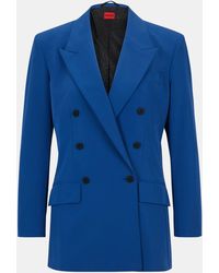 HUGO - Amalisa Tailored Fit Blazer - Lyst
