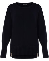 Phase Eight - Steph Wool Mix Zip Knit Jumper - Lyst