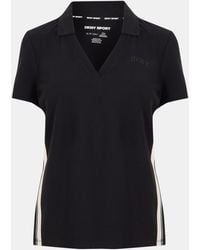 DKNY - Stripe Short-Sleeve Polo Shirt - Lyst