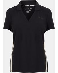 DKNY - Stripe Short-Sleeve Polo Shirt - Lyst