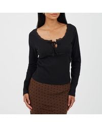 Brave Soul - Ladies Ribbed Long Sleeve Top - Lyst
