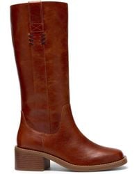 Clarks - Digby Ranch Leather Knee-High Boots - Lyst
