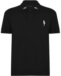 Neil Barrett - 3 Bolt Polo Shirt - Lyst