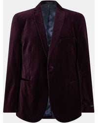 Ted Baker - Velvet Tailored Formal Jacket - Lyst