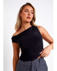 Missy Empire - Super Soft Off The Shoulder Top - Lyst