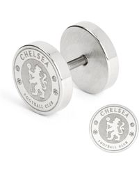Team - Officially Licensed Stainless Steel Earring - Lyst