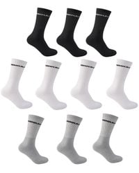 Donnay - 10 Pack Crew Socks 12 - Lyst