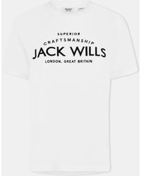 Jack Wills - Forstal Boyfriend Logo T-shirt - Lyst