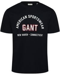 GANT - Graph T-Shirt Sn64 - Lyst