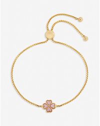 Jon Richard - Plated Heart Clover Toggle Bracelet - Lyst