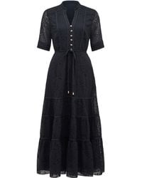 Forever New - Rachel Embroidered Midi Dress - Lyst