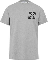 Off-White c/o Virgil Abloh - Single Arrow Slim Fit T- Shirt - Lyst
