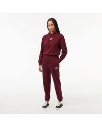 Lacoste - Logo Closed Hem Fleece Joggers - Lyst