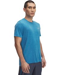 Under Armour - Launch Camo Short-Sleeve Performance Top - Lyst