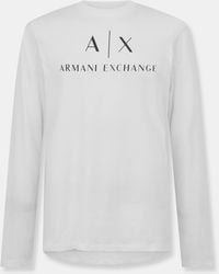 ARMANI EXCHANGE - Long Sleeve Slim Fit T-Shirt - Lyst