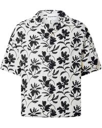 MKI Miyuki-Zoku - Floral Short Sleeve Bowling Shirt - Lyst