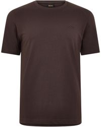 BOSS - Tales T-Shirt With Logo Patch Premium Cotton - Lyst