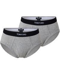 Tom Ford - Plain Cotton Briefs, 2-Pack - Lyst
