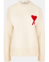 Ami Paris - De Coeur Jumper - Lyst