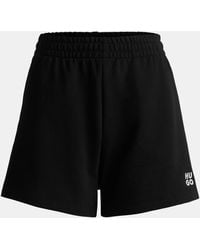 HUGO - Narondia Fleece Shorts - Lyst
