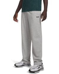 Under Armour - Rival Lw Pant Open Hem Fleece Joggers - Lyst