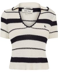 Jack Wills - Knitted Short Sleeve Polo Shirt - Lyst