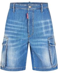 DSquared² - Denim Shorts - Lyst