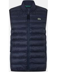 Lacoste - Quilted Gilet - Lyst