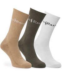 Polo Ralph Lauren - Cotton 3-Pack Crew Socks - Lyst