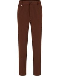 BOSS - Kane Slim Fit Trousers - Lyst