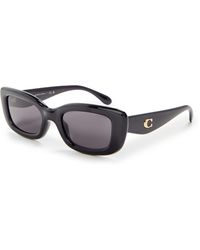 COACH - Rectangle Sunglasses - Lyst