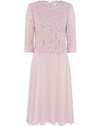 Gina Bacconi - Rona Midi Dress With Bodice And Skirt - Lyst