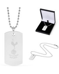 Team - Officially Licensed Stainless Steel Dog Tag And Ball Chain - Lyst