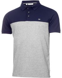 Calvin Klein - Colour Block Polo Shirt - Lyst
