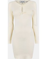 Jack Wills - Jw Twist Mini Knitted Jumper Dress - Lyst