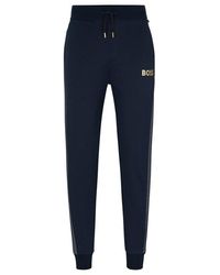 BOSS - Sweatpants With Embroidered Logo - Lyst