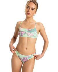 Roxy - Sun Check Bikini Bottoms - Lyst