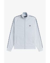 Fred Perry - Tape Poly Tracksuit Top - Lyst