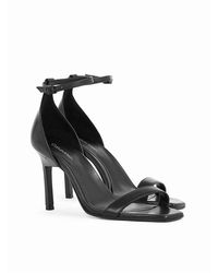 Calvin Klein - Geometric Stiletto Heeled Sandals - Lyst