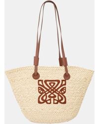 Biba - Straw Beach Bag - Lyst