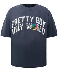PRETTY BOY UGLY WORLD - The Cotton Short Sleeve Crew Neck T-Shirt - Lyst